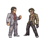 Kazuma Kiryu & Goro Majima