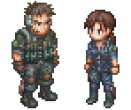 Chris Redfield and Jill Valentine