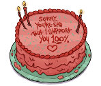 Sorry Cake