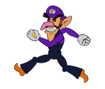 Waluigi (Paper Mario-Style)