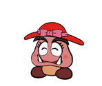 Goombette (Paper Mario-Style)