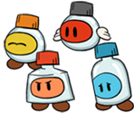 Huey (Bottle Prototypes, Paper Mario-Style)