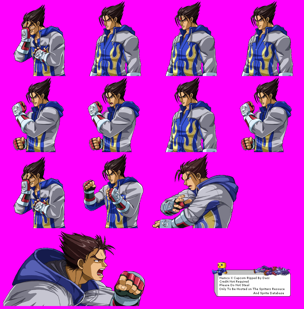 Namco X Capcom Sprites