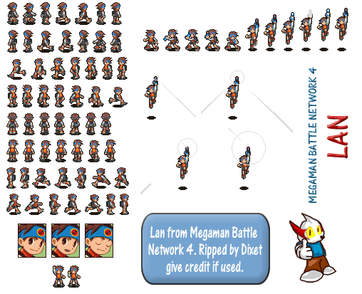 Mega Man Battle Network 4 - Lan