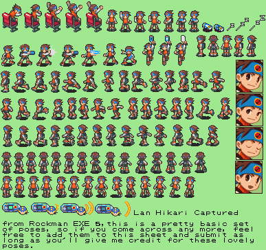 Game Boy Advance - Mega Man Battle Network 5 - Lan - The Spriters Resource