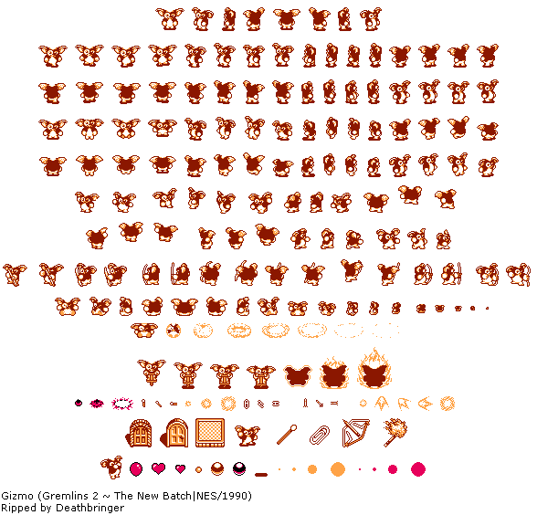 NES - Gremlins 2: The New Batch - Gizmo - The Spriters Resource