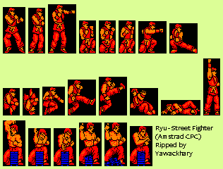 Arcade - Street Fighter - Ryu - The Spriters Resource