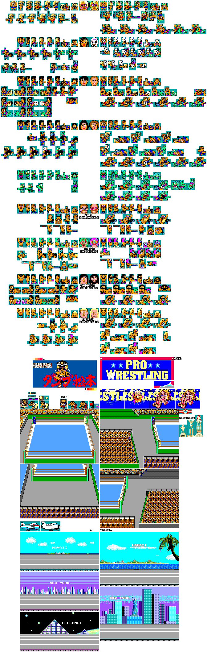 Wrestlers & Screens