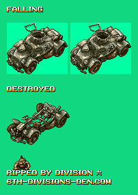 Metal Slug - Falling Armored Car