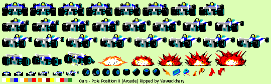 Pole Position Sprites