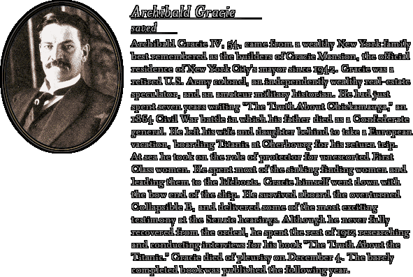James Cameron's Titanic Explorer - Bio: Archibald Gracie IV