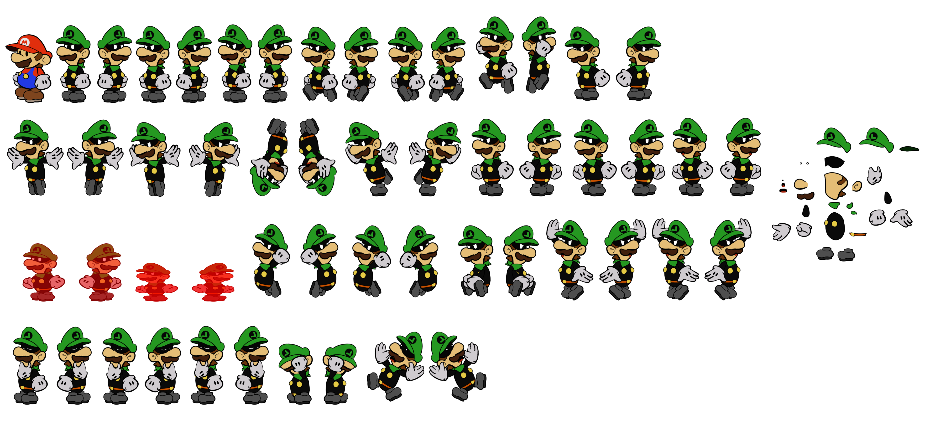 Custom / Edited - Paper Mario Customs - Mr. L (Paper Mario-Style) - The ...