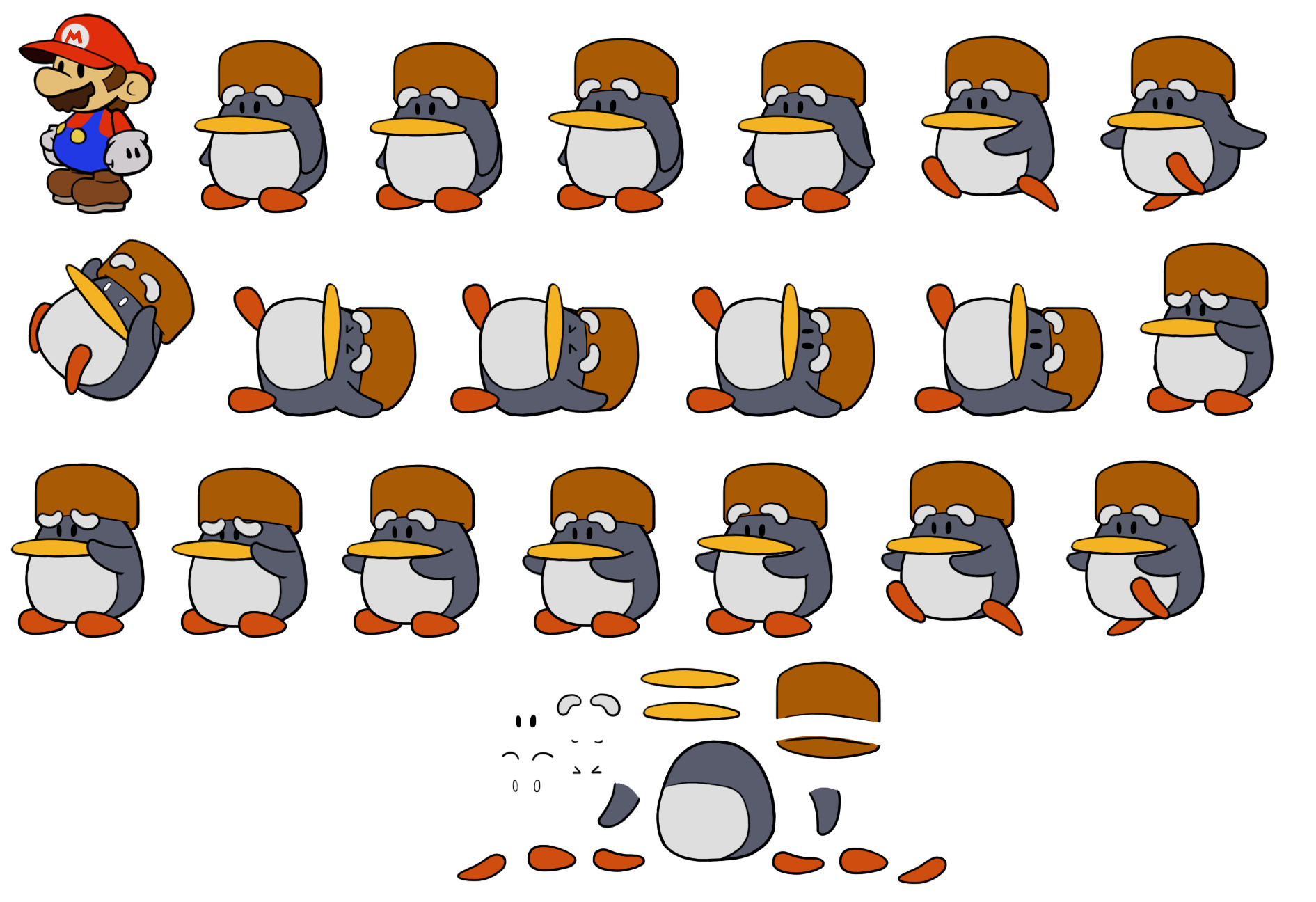 Mario Bros Penguin