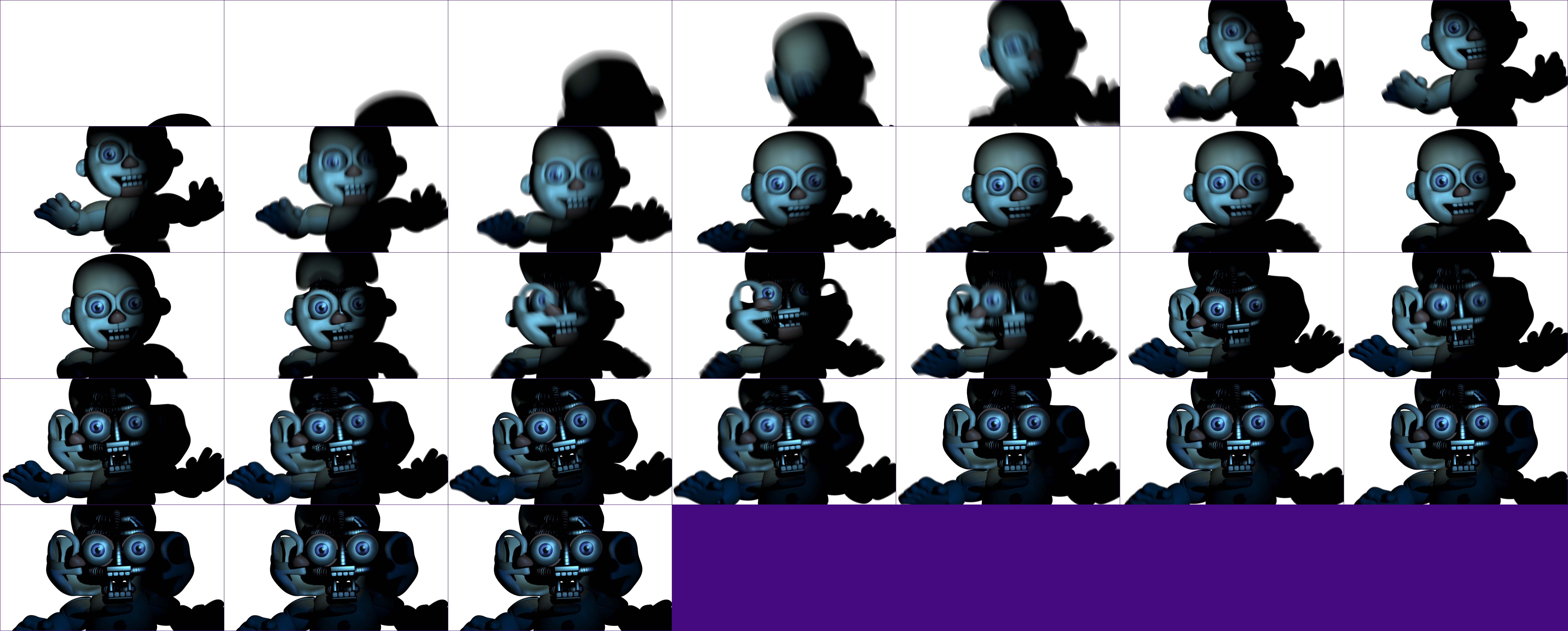 Чертежи аниматроников из fnaf sister location