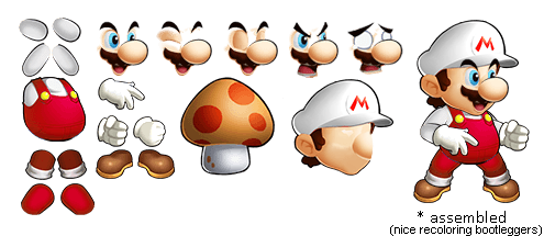 Bootleg Mario Sprites