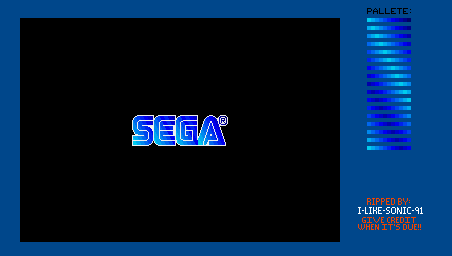 Sega Logo Sprites