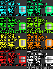 Space Invaders II - General Sprites