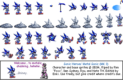 Neo Metal Sonic Sprites