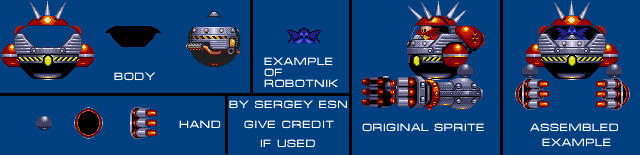 Custom / Edited - Sonic the Hedgehog Customs - Big Arm (Sonic Mania-Style)  - The Spriters Resource