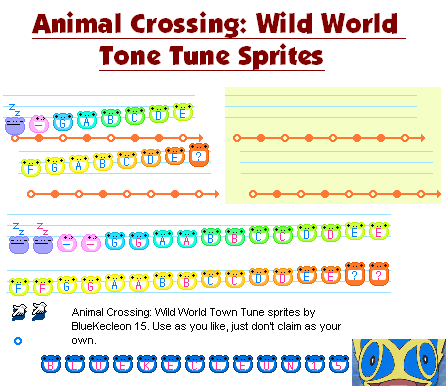 Animal Crossing: Wild World - Town Tune Board