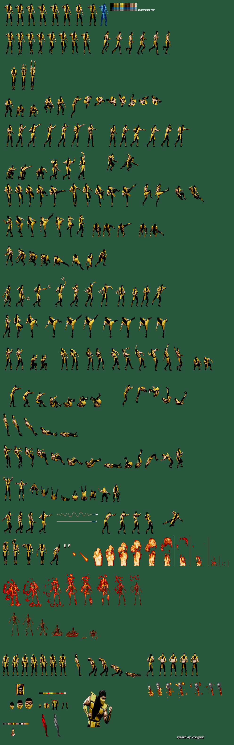 Scorpion Sprite Sheet