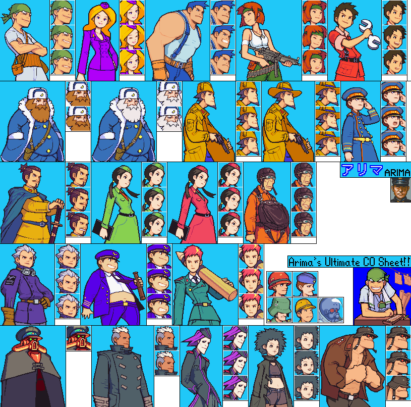 the-spriters-resource-full-sheet-view-advance-wars-2-black-hole-rising-character-profiles