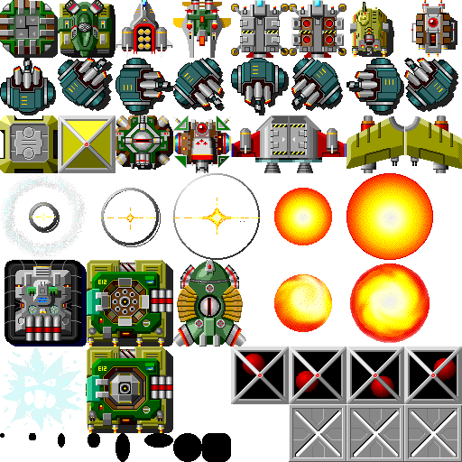 Bullet Ex - Enemy Ships