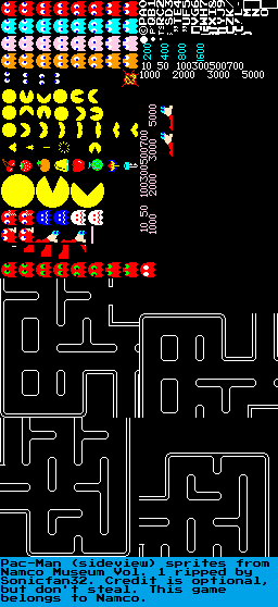 Namco Museum Vol. 1 - Pac-Man (Tate Mode)