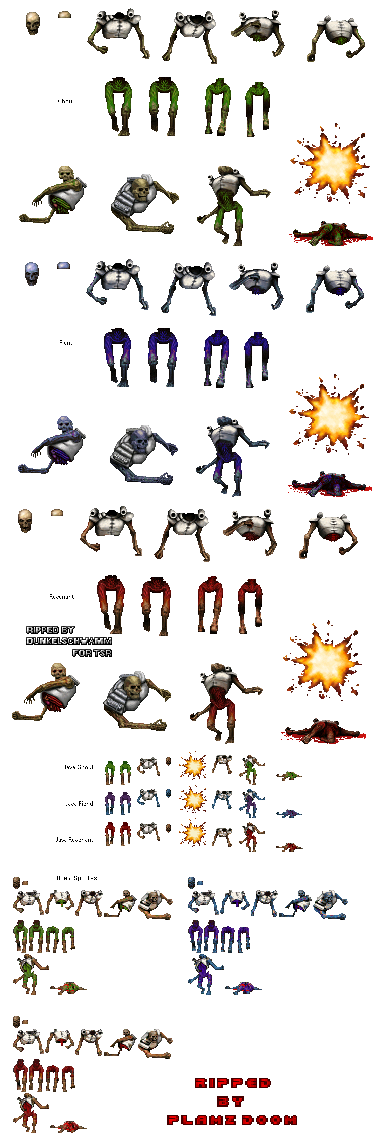 Mobile - Doom II RPG - Revenants - The Spriters Resource