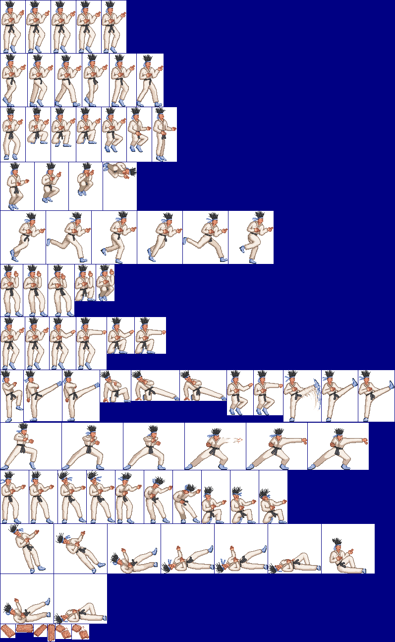 M.U.G.E.N - Kung Fu Man (DOS Version)