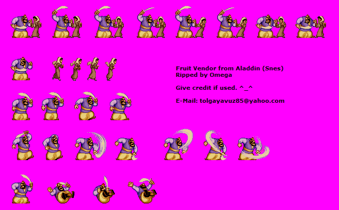Aladdin - Fruit Vendor