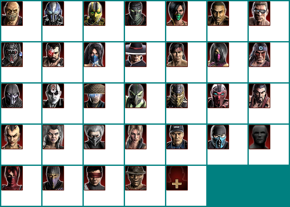 PC / Computer - Mortal Kombat - Character Select Icons - The Spriters ...