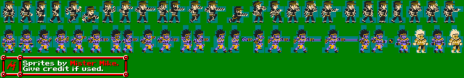 Jotaro Kujo Sprite Sheet