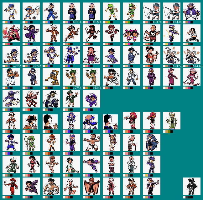 pokemon crystal clear trainer sprites