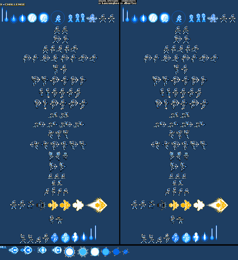 megaman x gaia armor sprite sheet