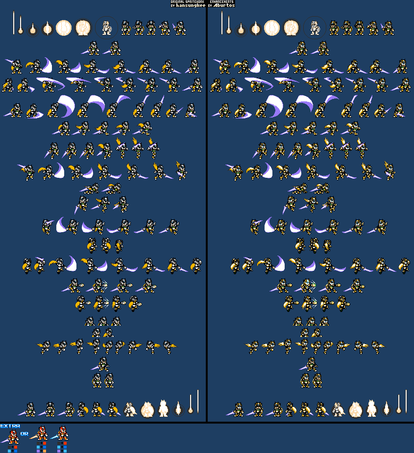 Megaman x force armor sprite sheet - financialue