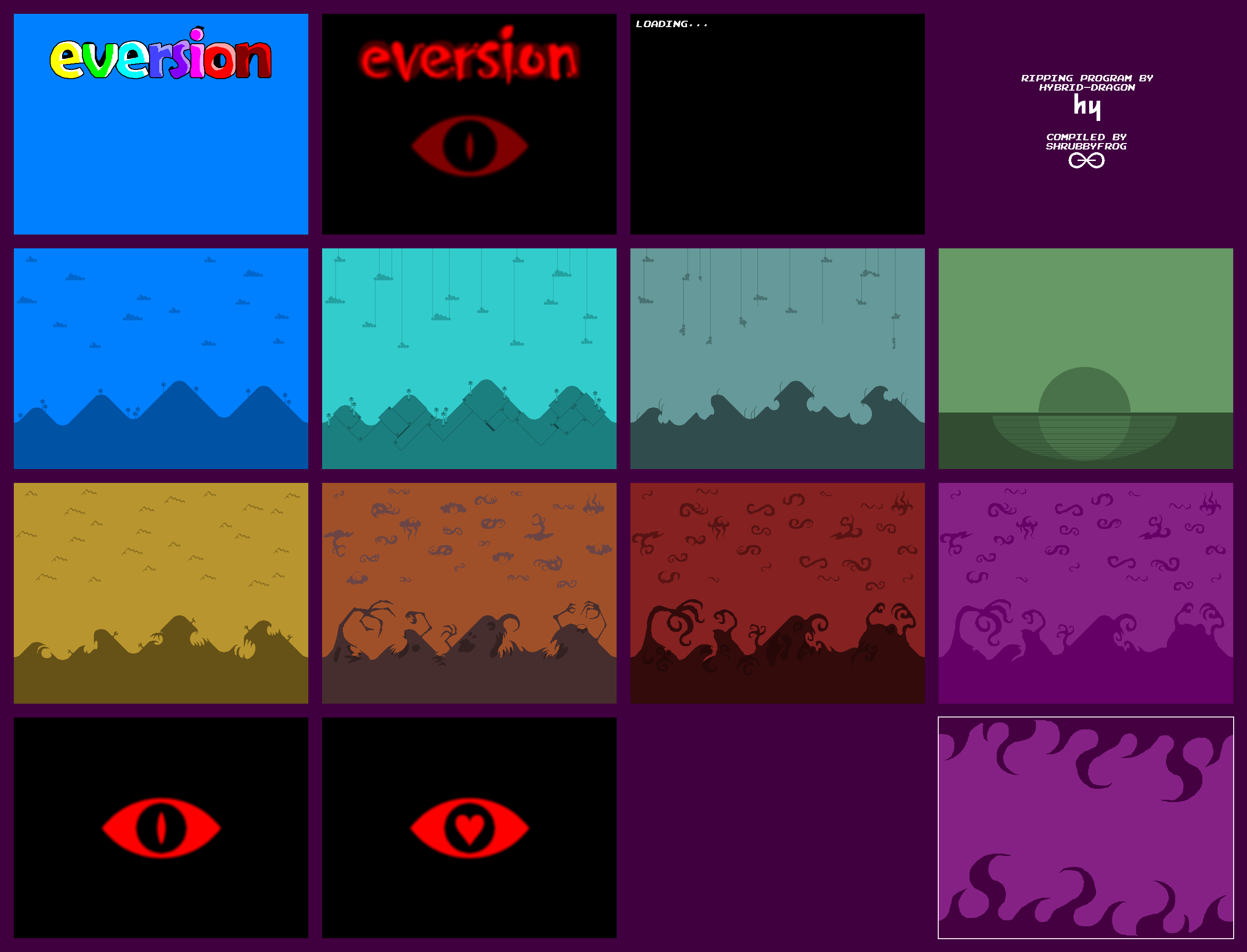 Eversion HD - Game Screens and Backgrounds