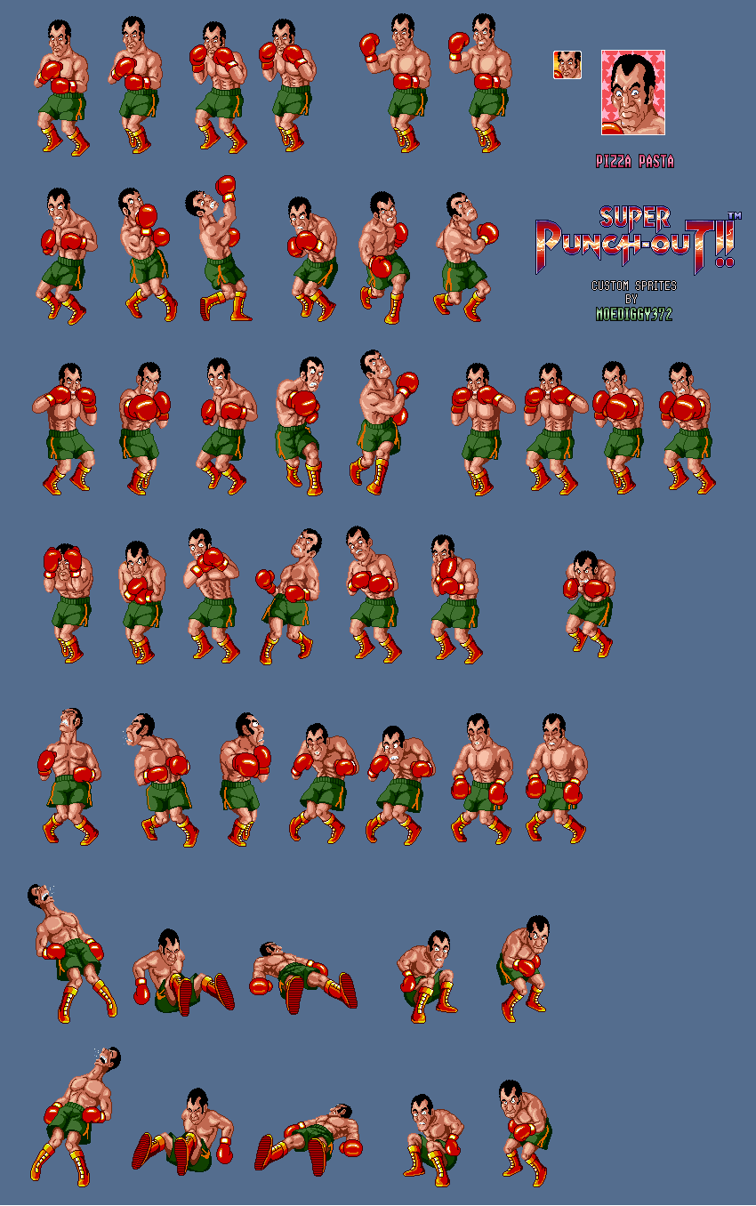 Punch Out Arcade Sprites