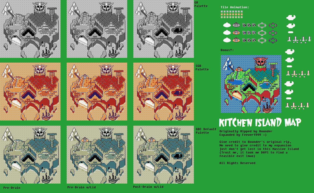 Kitchen Island Map