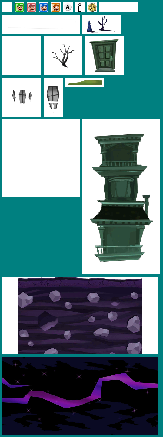 Luigi’s Mansion: Dark Moon / Luigi's Mansion 2 - HUD Elements (Online, Frontend)