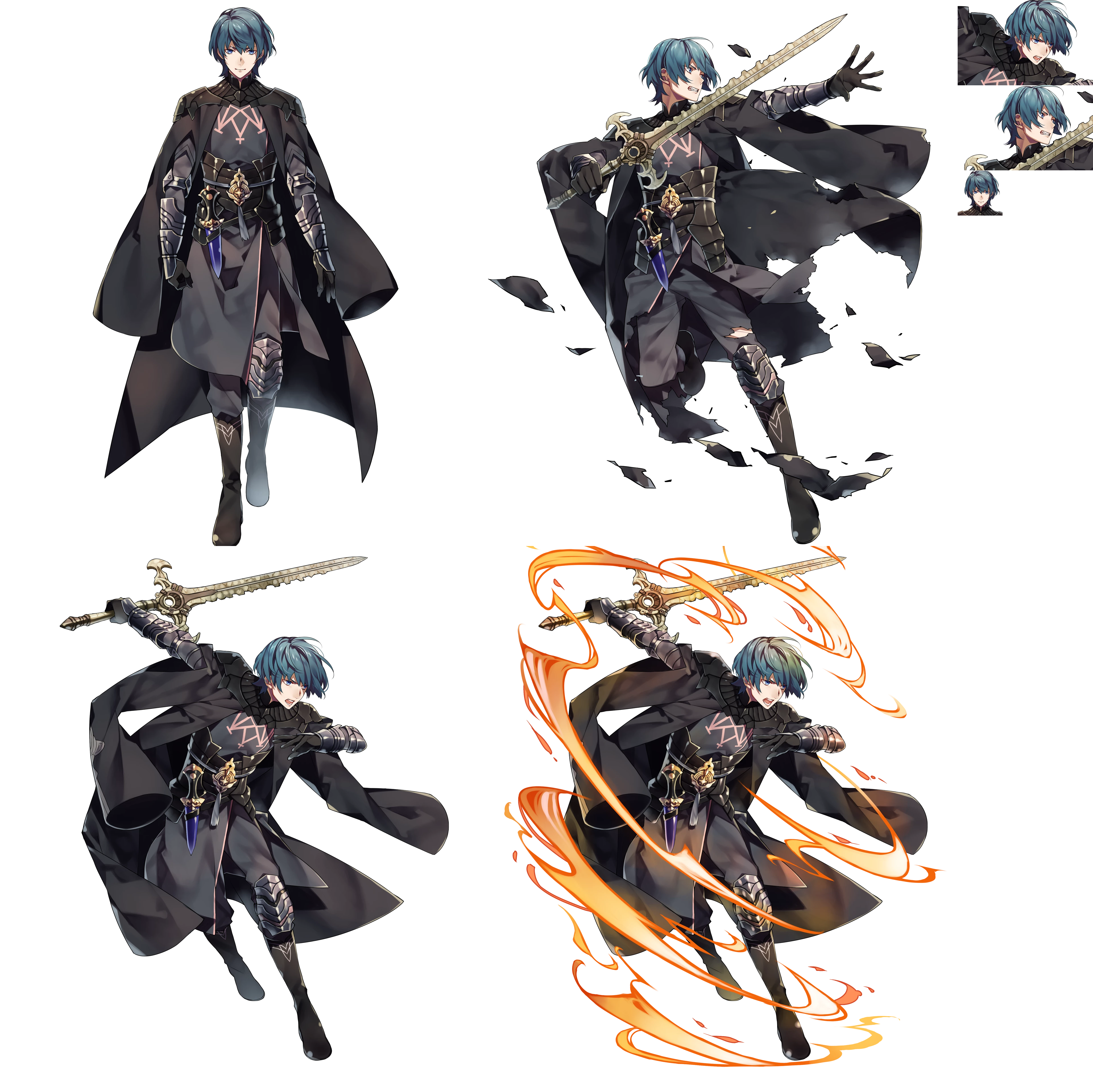 Mobile - Fire Emblem: Heroes - Byleth (Male) - The Spriters Resource