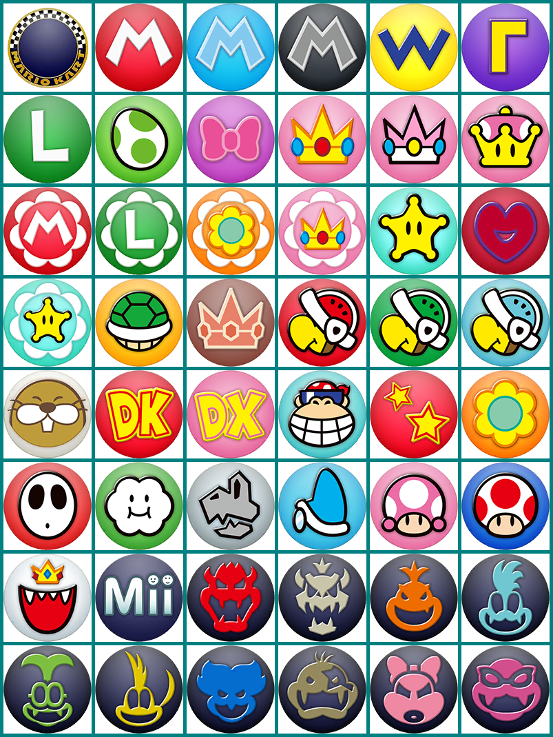 Mario Kart Symbols 5708