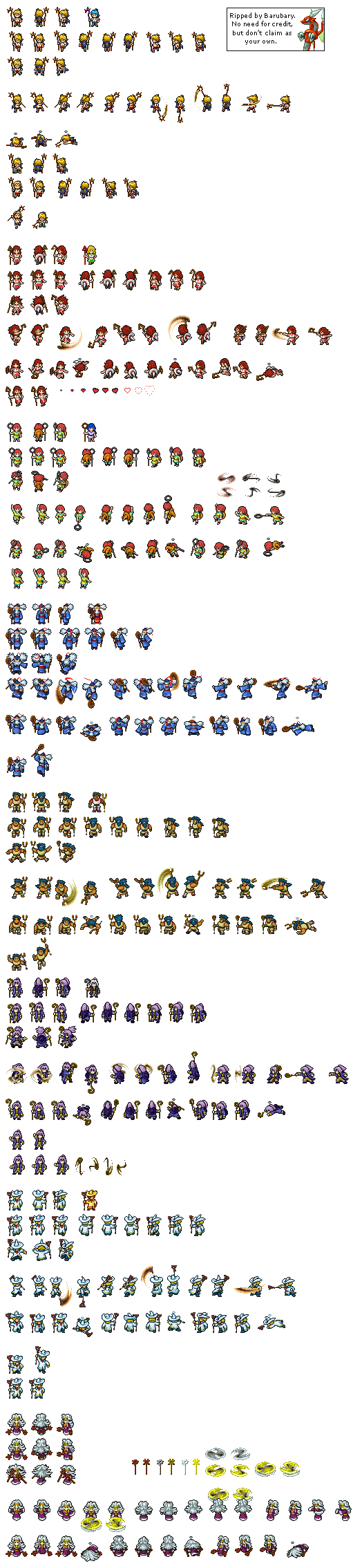 DS / DSi - Lost Magic - Characters - The Spriters Resource