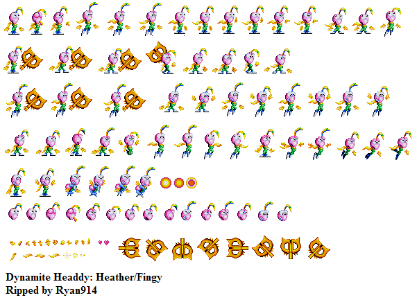 Genesis / 32X / SCD - Dynamite Headdy - Heather / Fingy - The Spriters ...