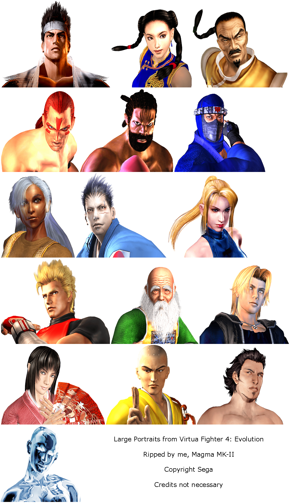 PlayStation 2 - Virtua Fighter 4: Evolution - Large Portraits - The ...