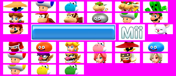 Wii Mario Sports Mix Character Select Icons The Spriters Resource 7676