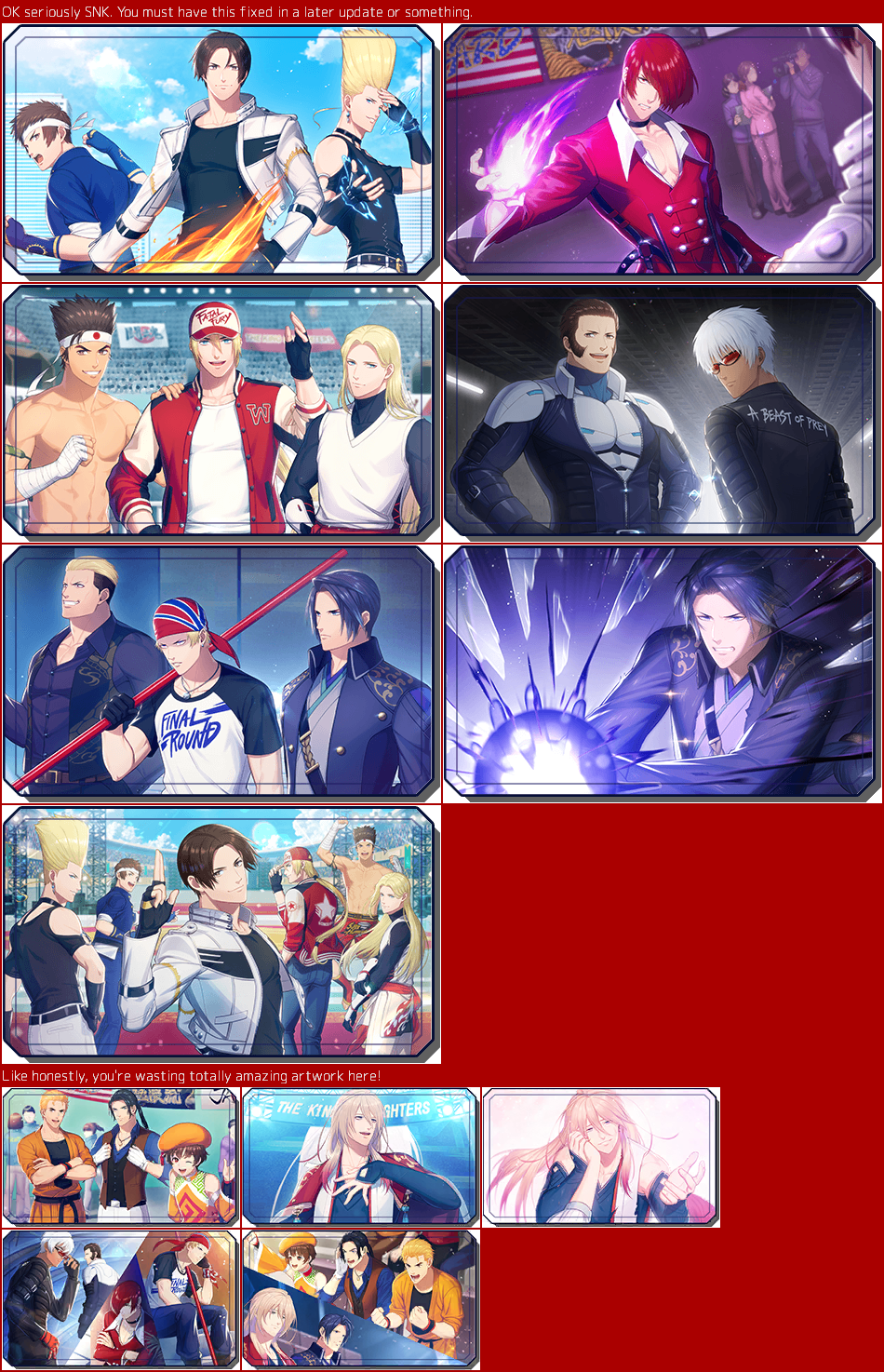 THE KING OF FIGHTERS for GIRLS - Album Icons (Main Story)