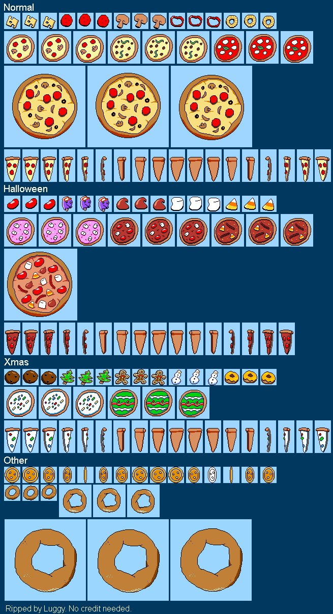 pizza tower menu