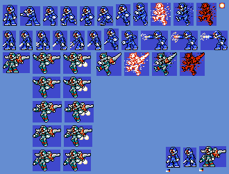 megaman zero style x sprite sheet