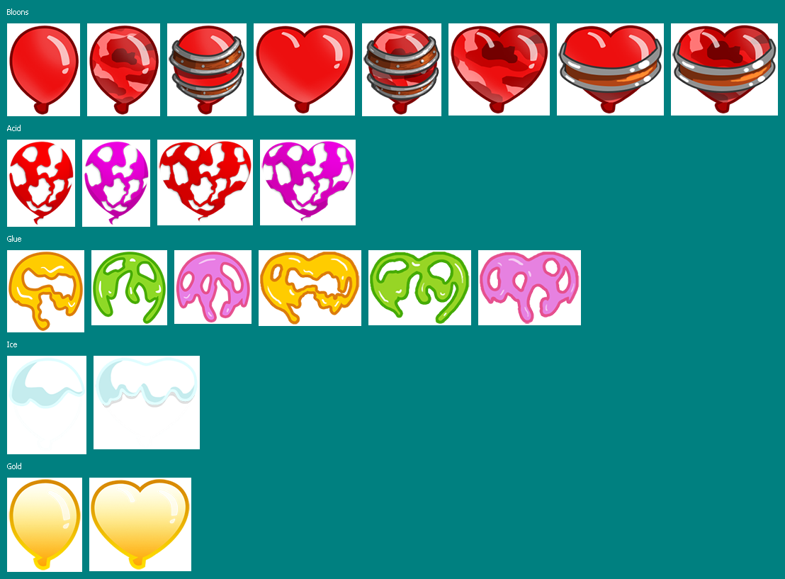 bloons td 6 all bloon types